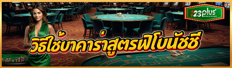 วิธีใช้บาคาร่าสูตรฟิโบนัชชี