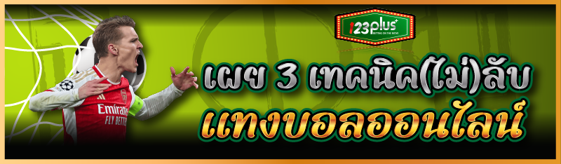 เผย 3 เทคนิค(ไม่)ลับ แทงบอลออนไลน์